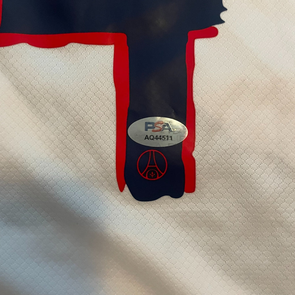 Desire Doue Signed Jersey PSA/DNA COA Autographed France PSG Désiré Doué