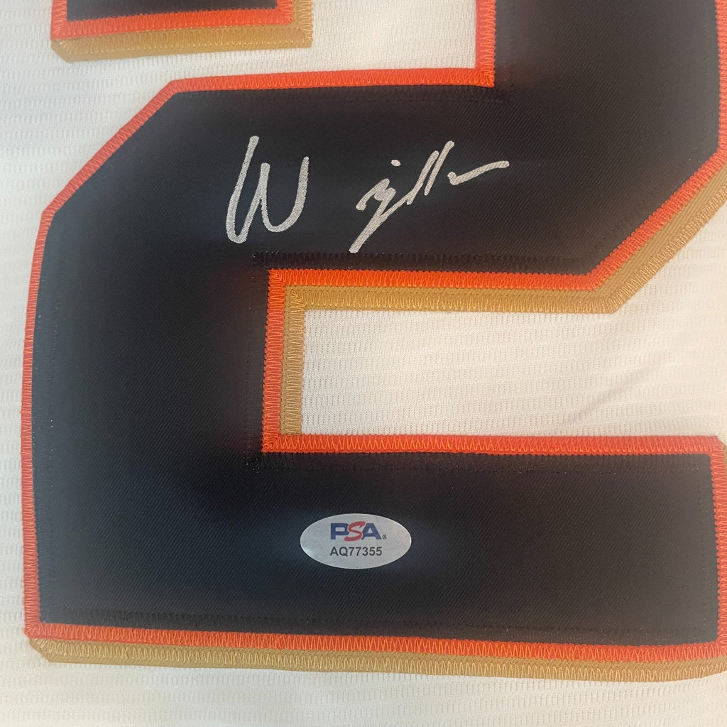 Willy Adames Signed Jersey PSA/DNA San Francisco Giants Autographed SF