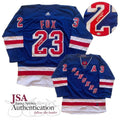 Adam Fox Signed New York Rangers Jersey JSA COA Autographed