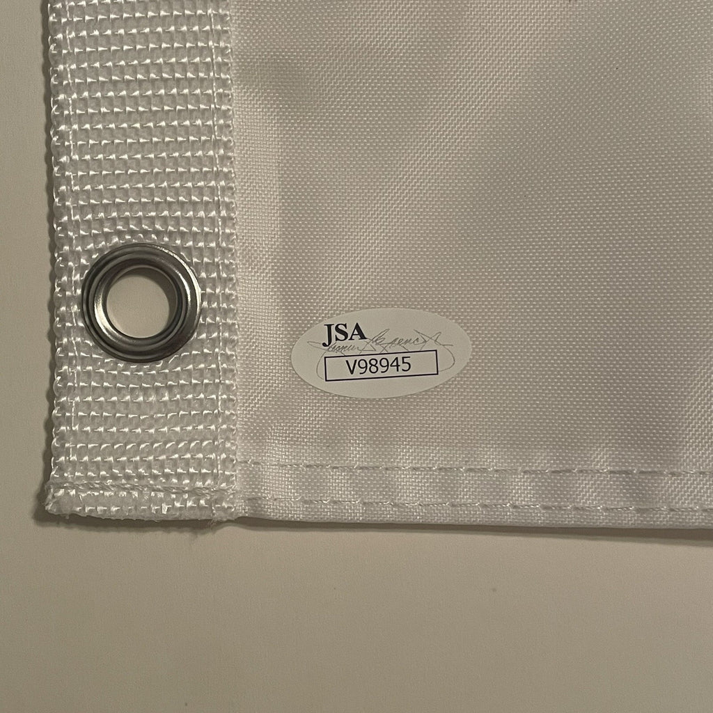 Dustin Johnson Signed 2018 U.S. Open Pin Flag JSA Autographed Shinnecock Hills