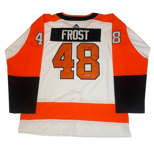 Morgan Frost Signed Jersey PSA/DNA Autographed Philadelphia Flyers