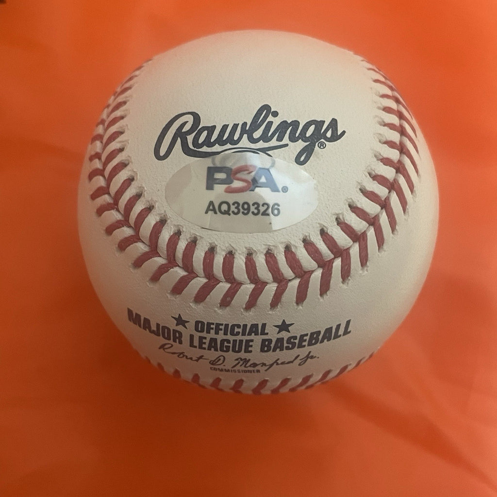 Tony Vitello Signed Baseball PSA/DNA Autographed SF Giants Inscription