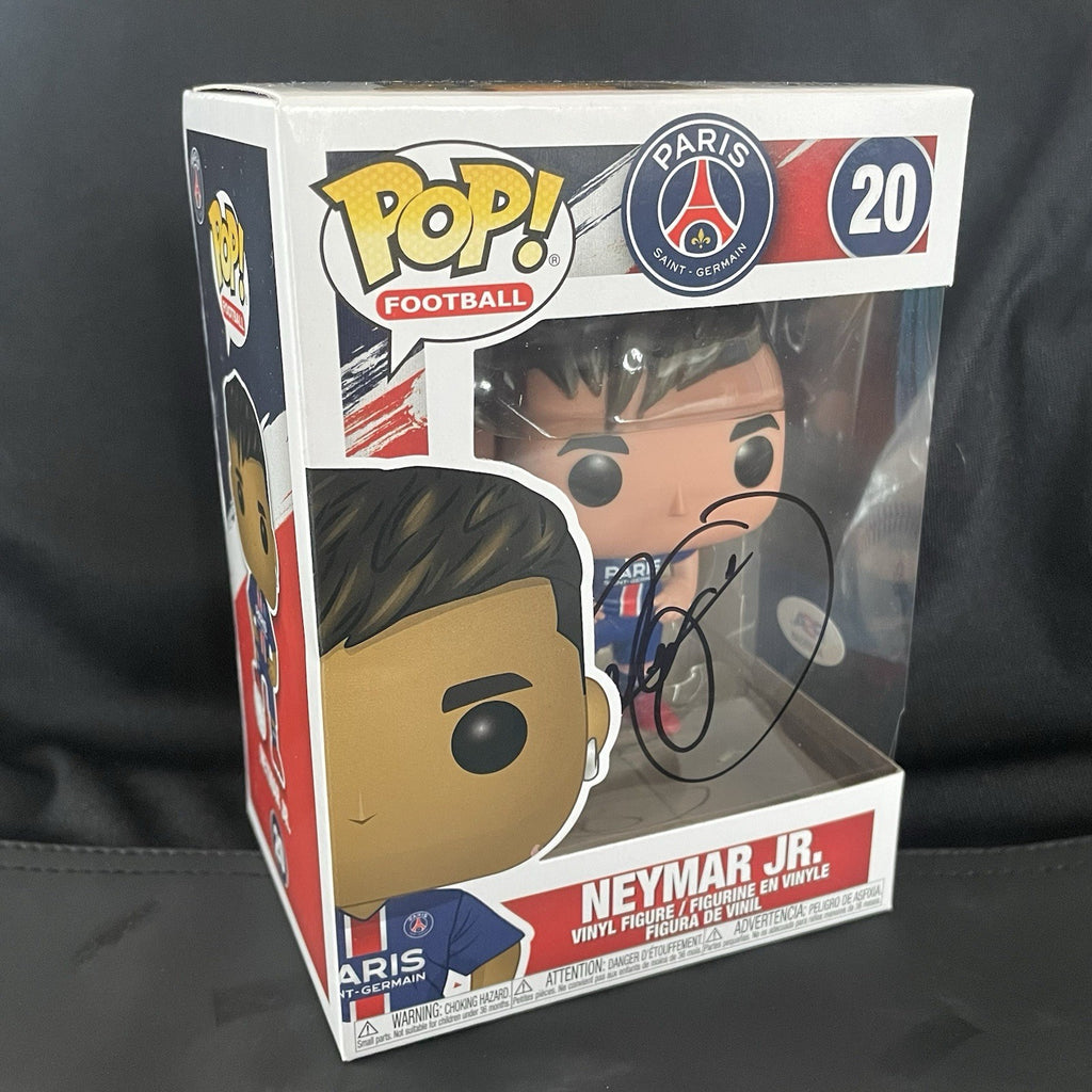 Neymar Jr. Signed PSG Funko POP #20 PSA/DNA Autographed Paris Saint Germain READ