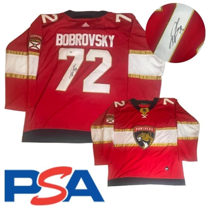 Sergei Bobrovsky Signed Jersey PSA/DNA Autographed Florida Panthers