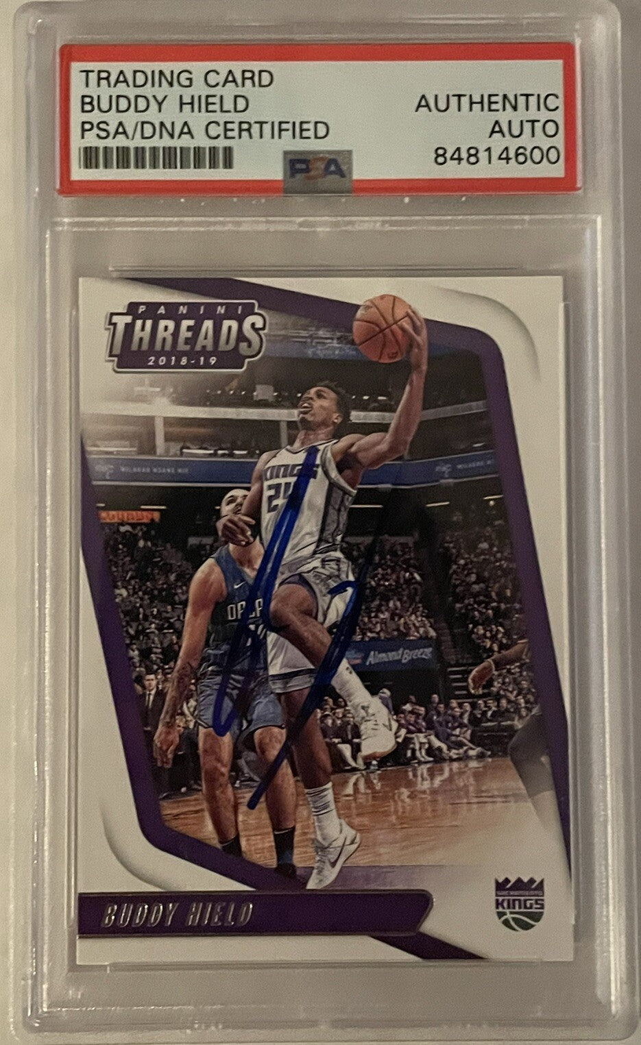 Buddy Hield Signed 2018-19 Panini Threads PSA/DNA #43