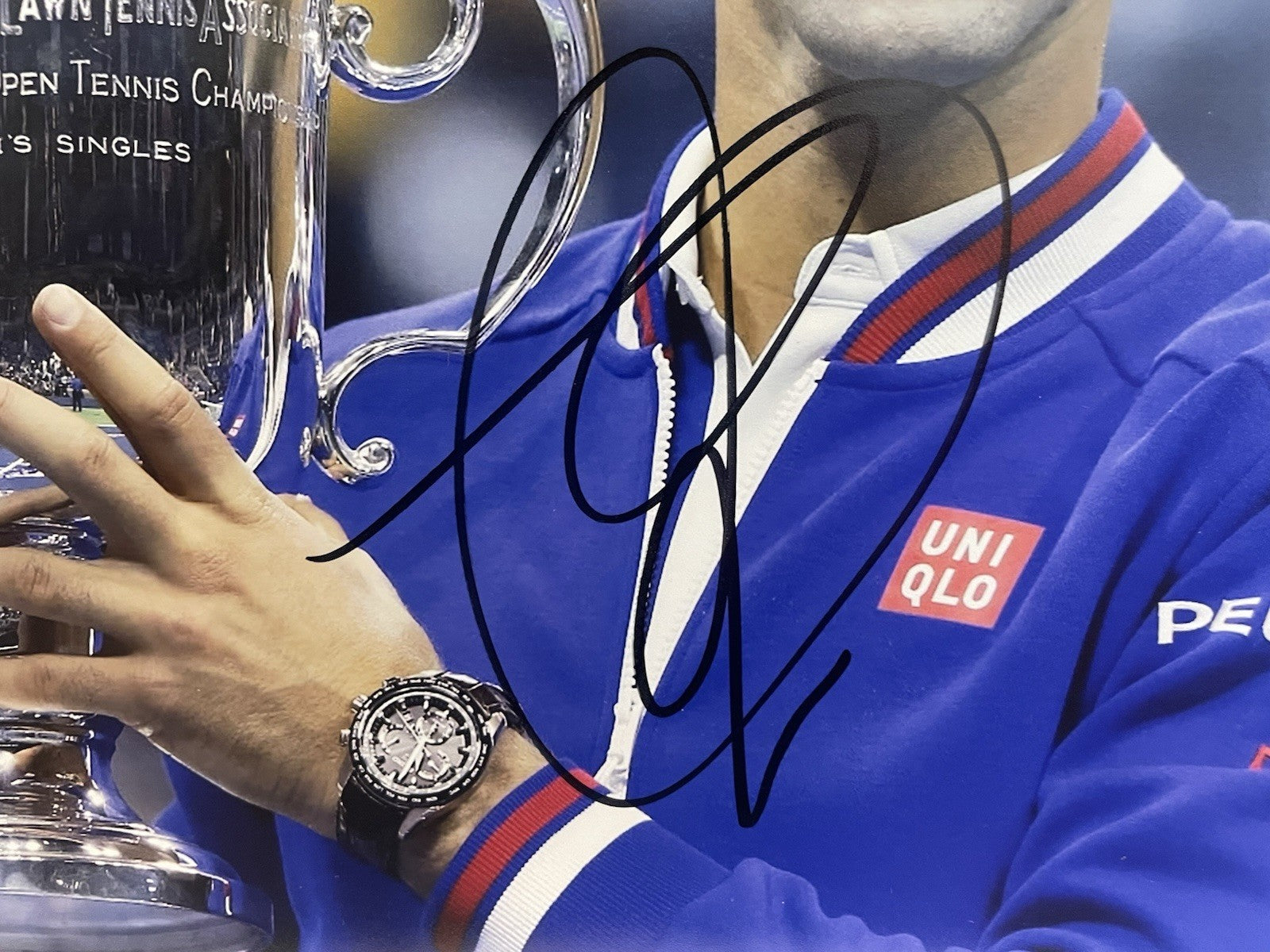 Novak Djokovic Signed 8x10 Photo PSA/DNA Autographed Tennis GOAT US Open