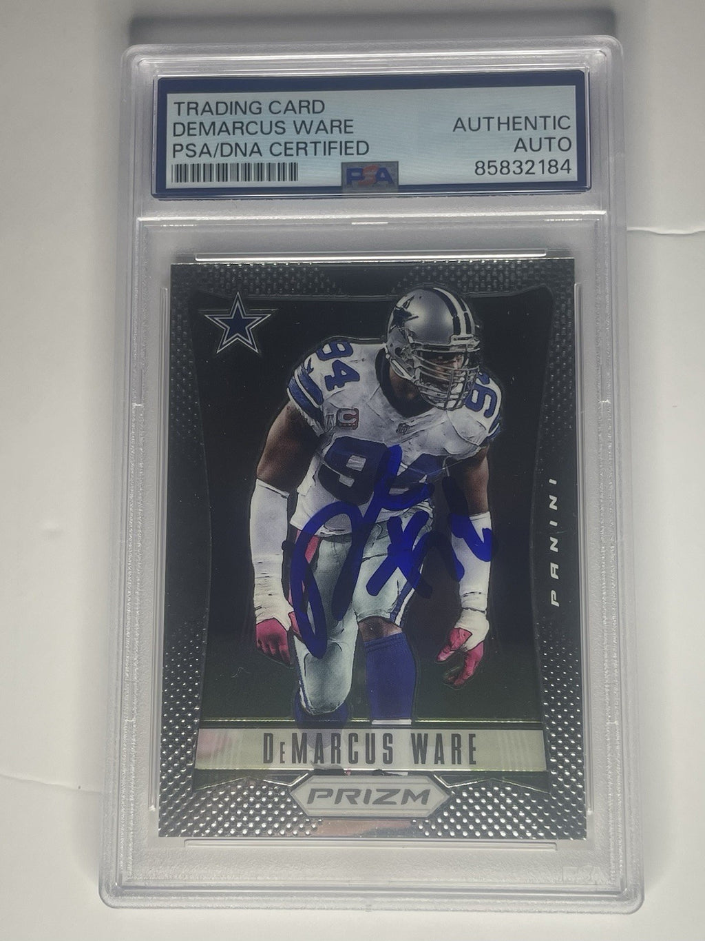 Demarcus Ware Signed 2012 Panini Prizm PSA/DNA Auto #50 Autographed Cowboys