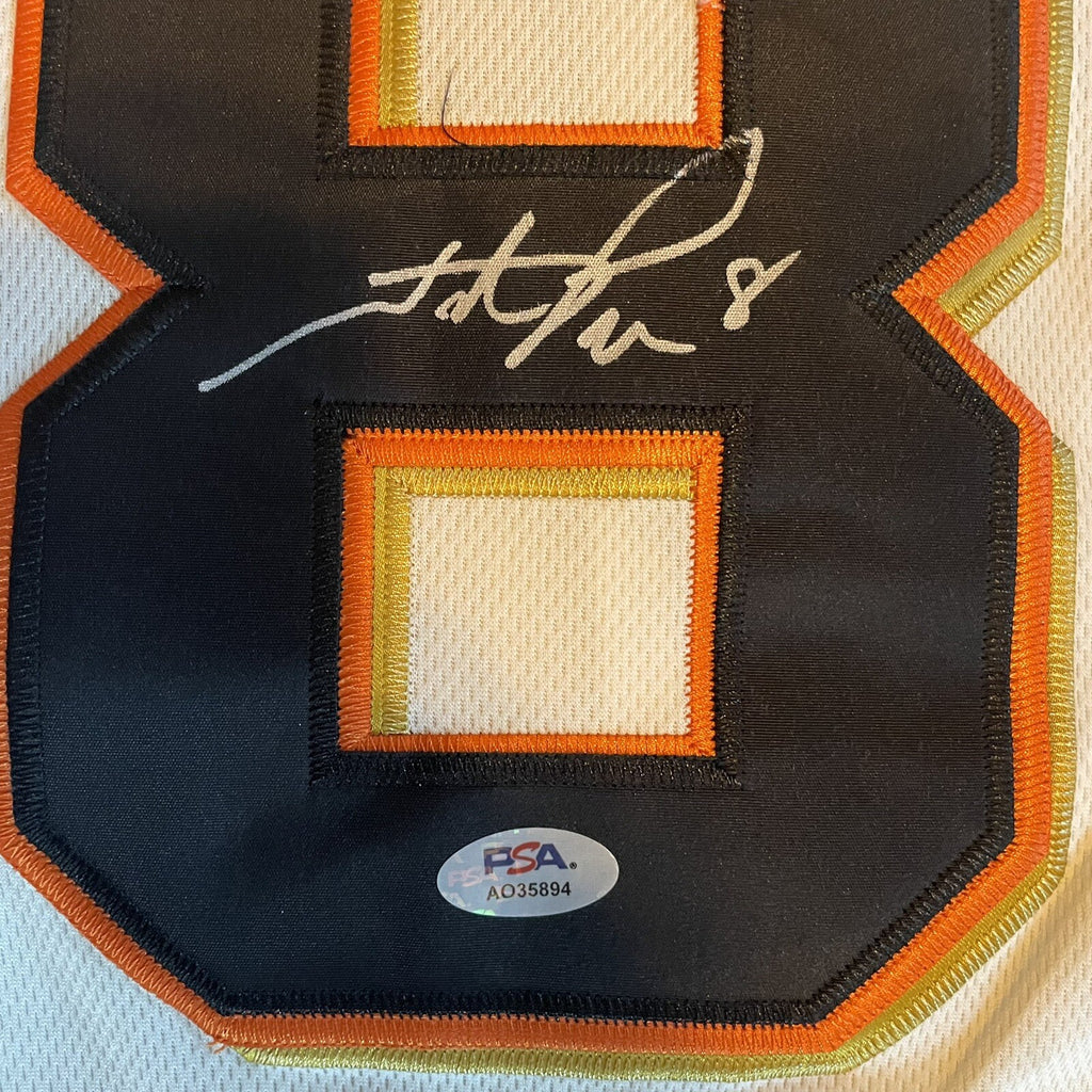 Hunter Pence Signed Jersey PSA/DNA San Francisco Giants Autographed SF Champ