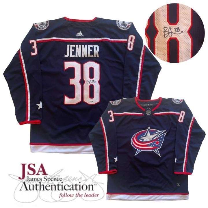 Boone Jenner Signed Columbus Blue Jackets Jersey JSA COA Autographed