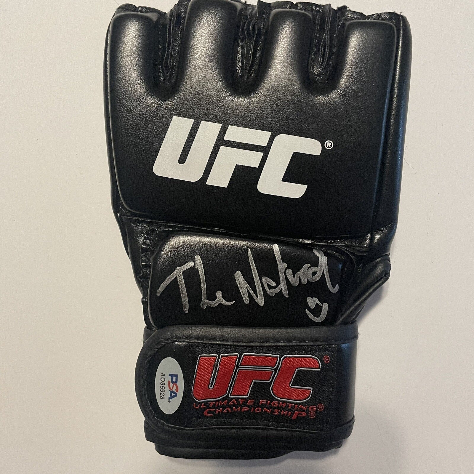 Caio Borralho Signed UFC Fight Glove PSA/DNA Autographed The Natural