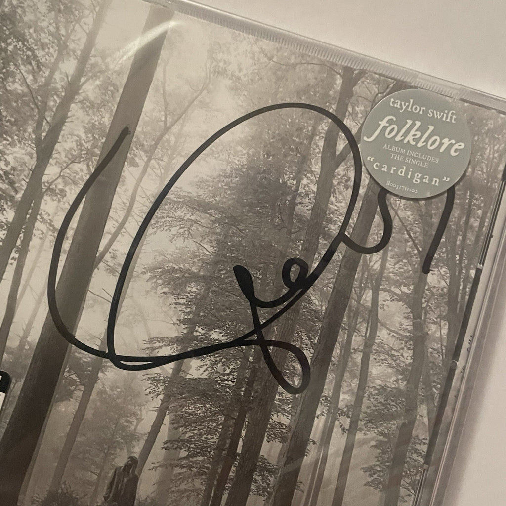 Taylor Swift Signed Folklore CD Authentic Autograph New Sealed W/ Heart