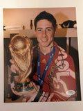Fernando Torres Signed 8x10 Photo PSA/DNA Autographed Spain World Cup