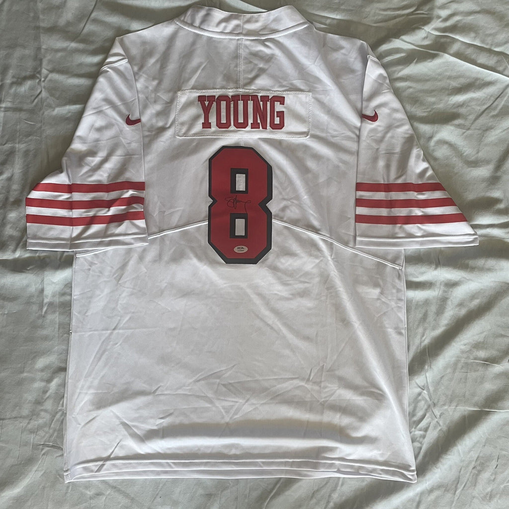 Steve Young Signed Jersey PSA/DNA COA San Francisco 49ers Autographed MVP SB