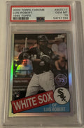 Luis Robert RC 2020 Topps Chrome 1985 #85TC17 Chicago White Sox Rookie PSA 10