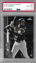 Luis Robert RC 2020 Topps Chrome #60 Chicago White Sox Rookie Gem Mint PSA 10