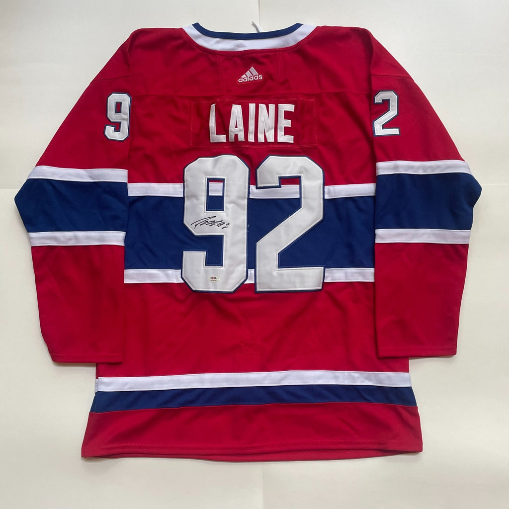 Patrik Laine Signed Jersey PSA/DNA Autographed Montreal Canadiens