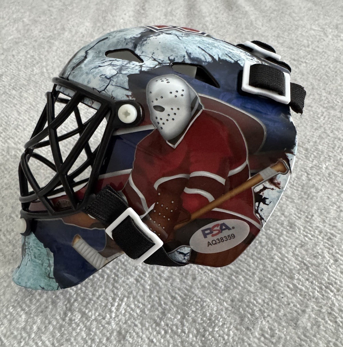 Sam Montembeault Signed Mini Goalie Mask PSA/DNA COA Autographed Canadiens