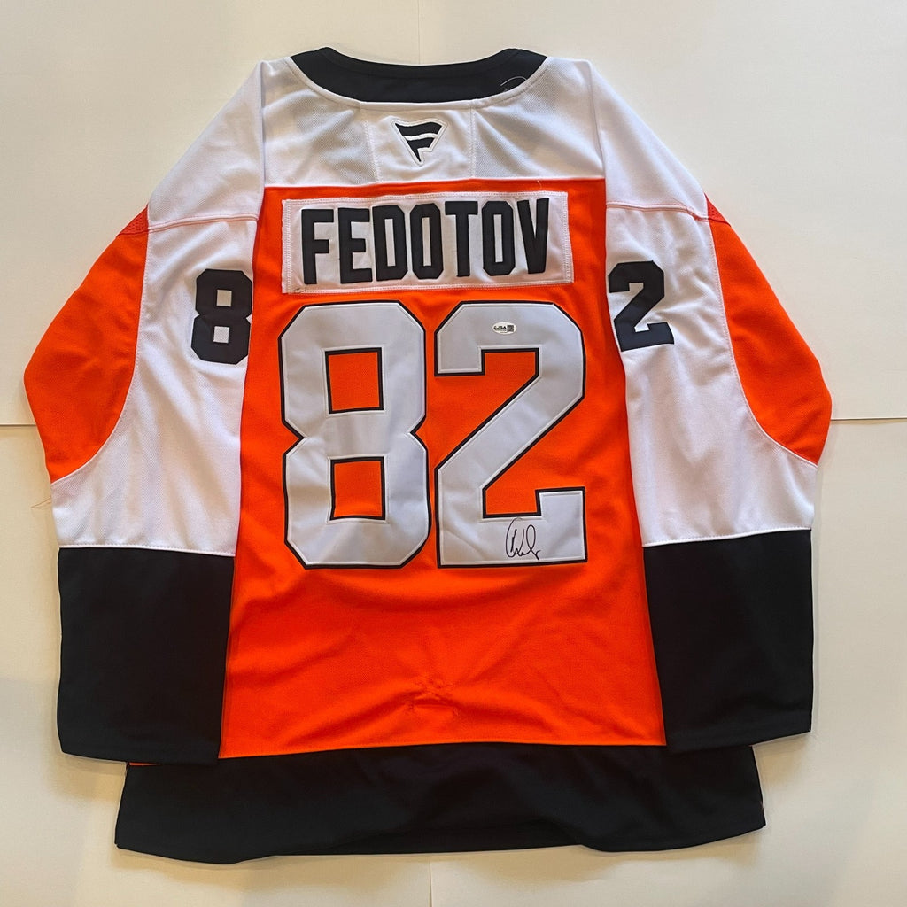 Ivan Fedotov Signed Jersey JSA COA Philadelphia Flyers Autographed