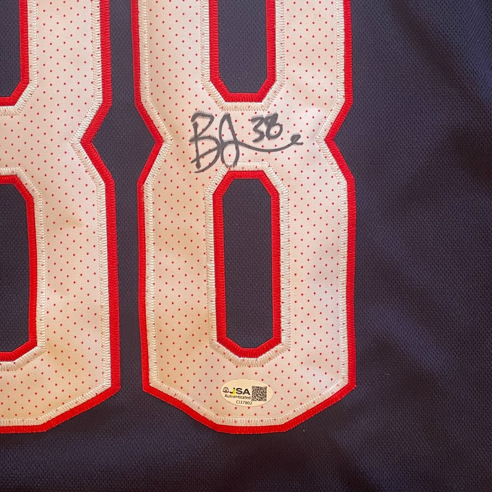 Boone Jenner Signed Columbus Blue Jackets Jersey JSA COA Autographed