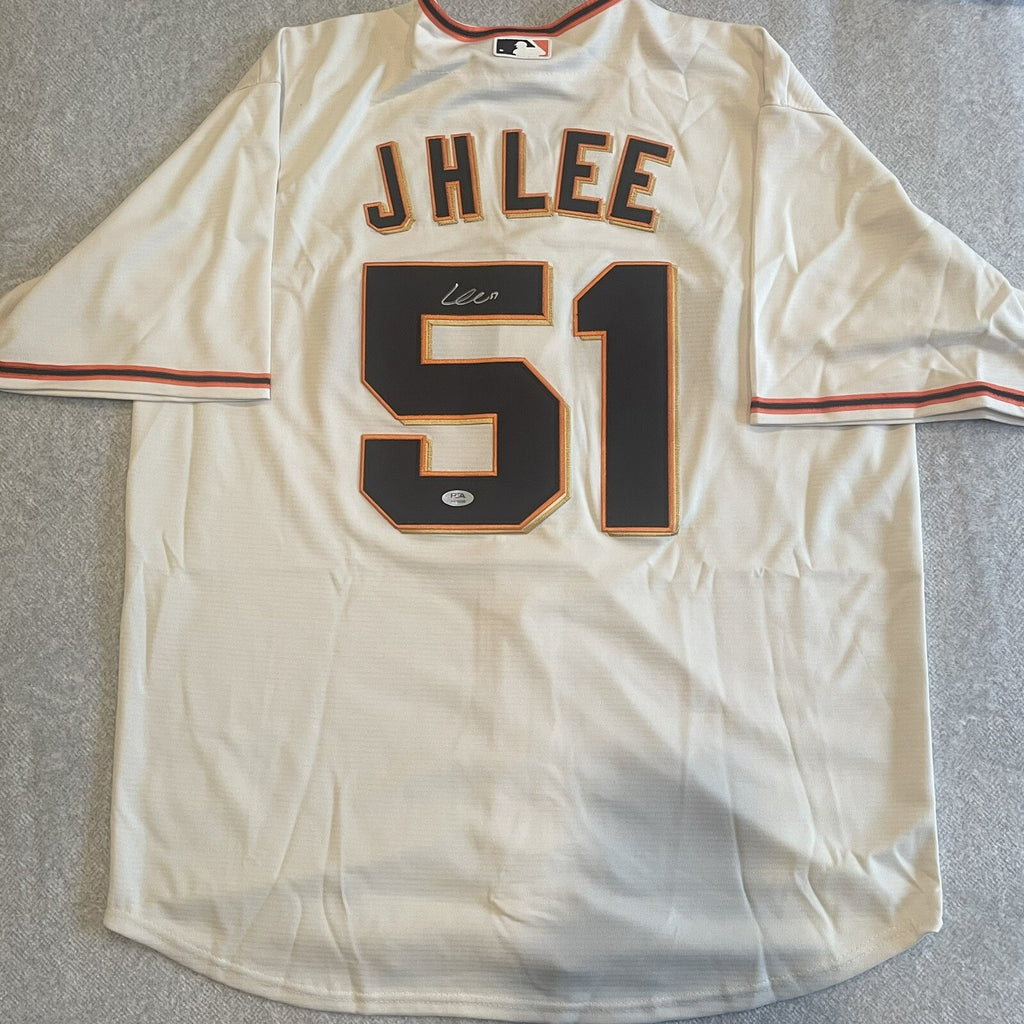 Jung Hoo JH Lee Signed Jersey PSA/DNA San Francisco Giants Autographed SF