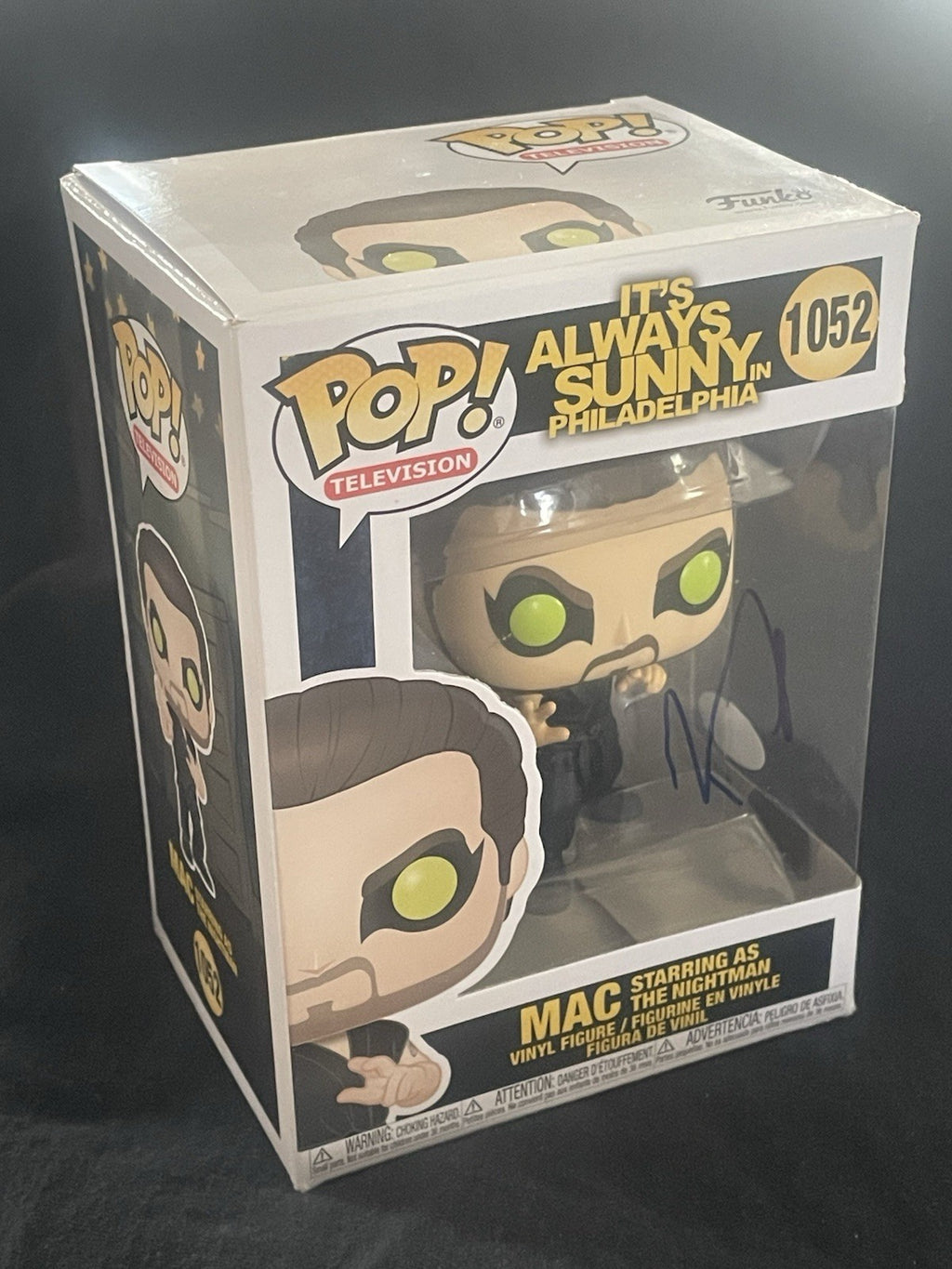 Rob McElhenney Signed Mac Funko POP JSA COA Autographed Always Sunny #1052