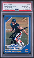 Brian Urlacher Signed 2000 Topps Collection NFL Draft Pick PSA Auto 10 #383