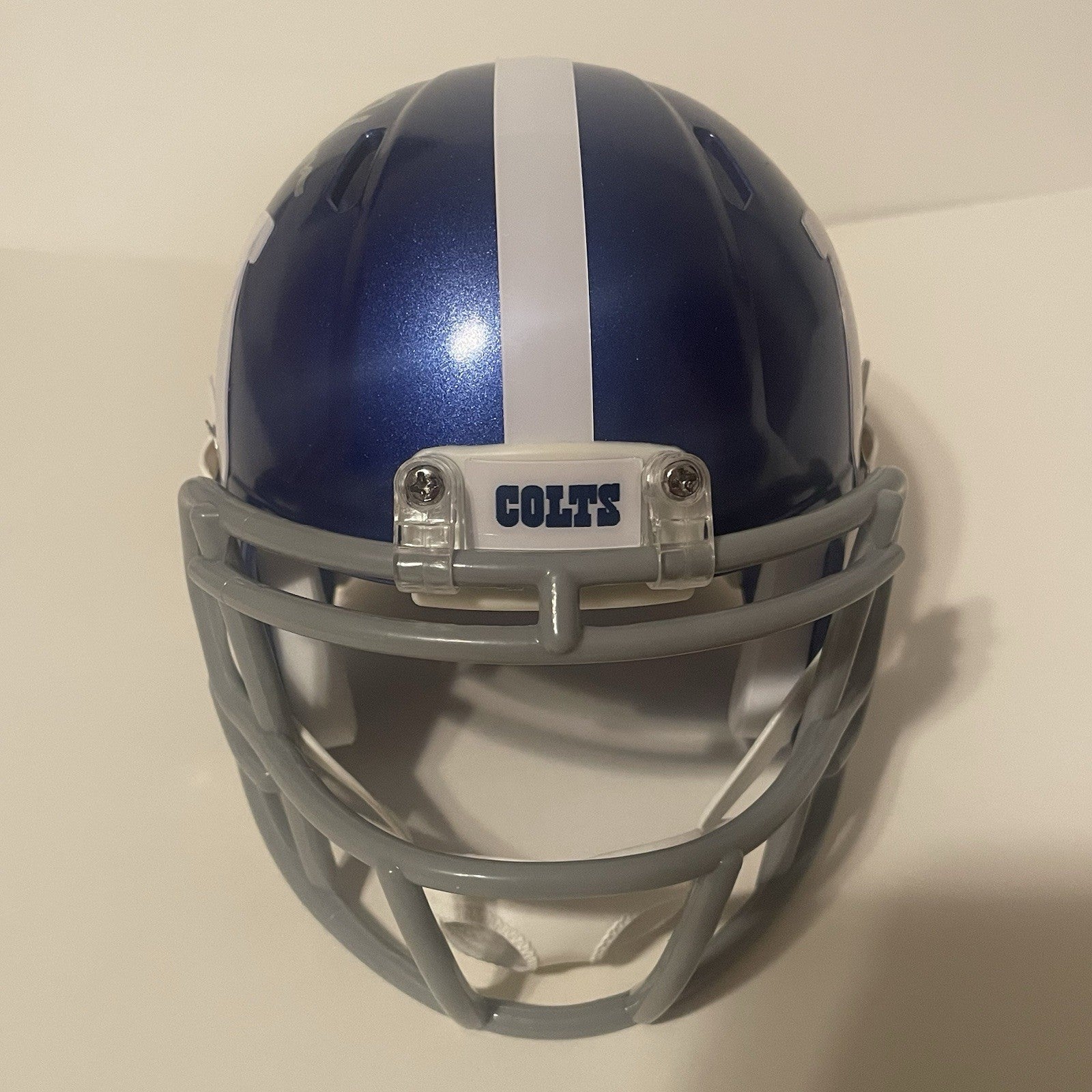Daniel Jones Signed Colts Alt Mini Helmet Fanatics COA Autographed