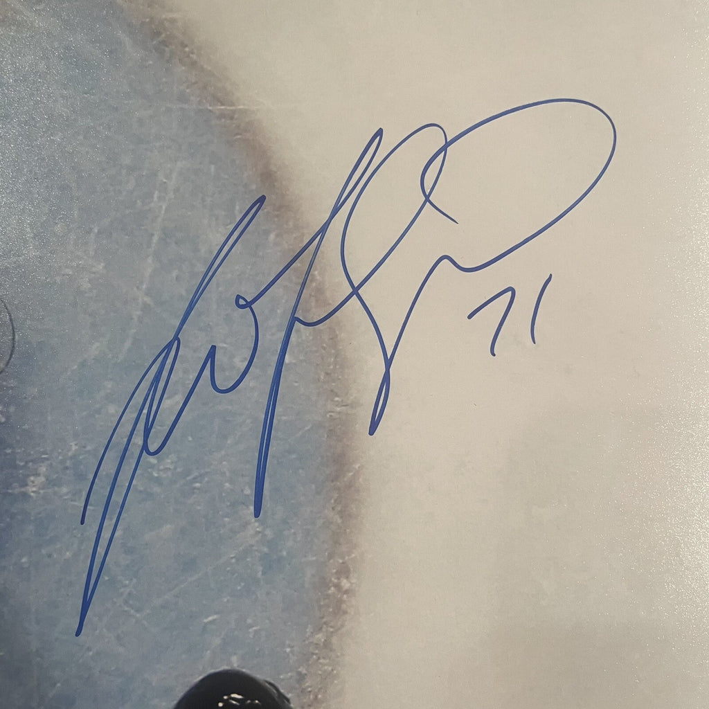 Nick Foligno Signed 11x14 PSA/DNA Autographed Columbus Blue Jackets Blackhawks