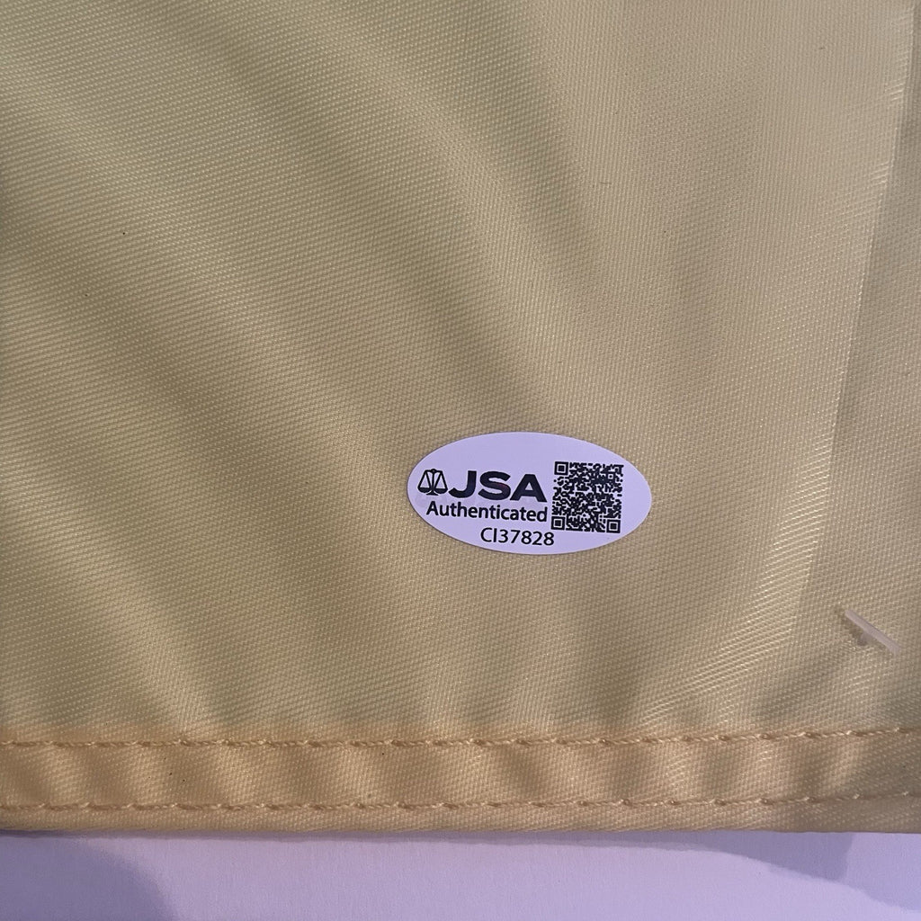 Ludvig Åberg Signed Memorial Tournament Pin Flag JSA Autographed Aberg
