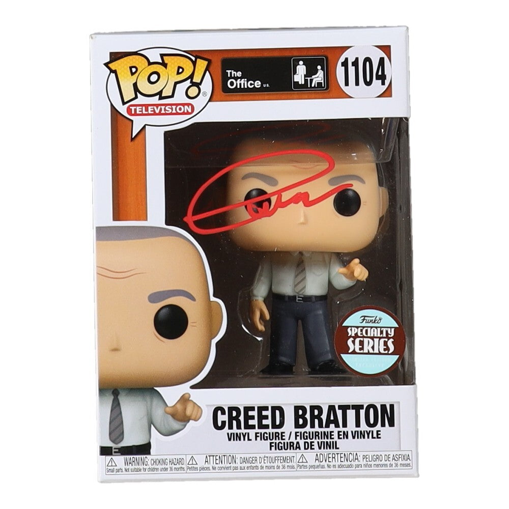 Creed Bratton Signed Funko Pop! 1104 JSA Witnessed COA Autographed The Office