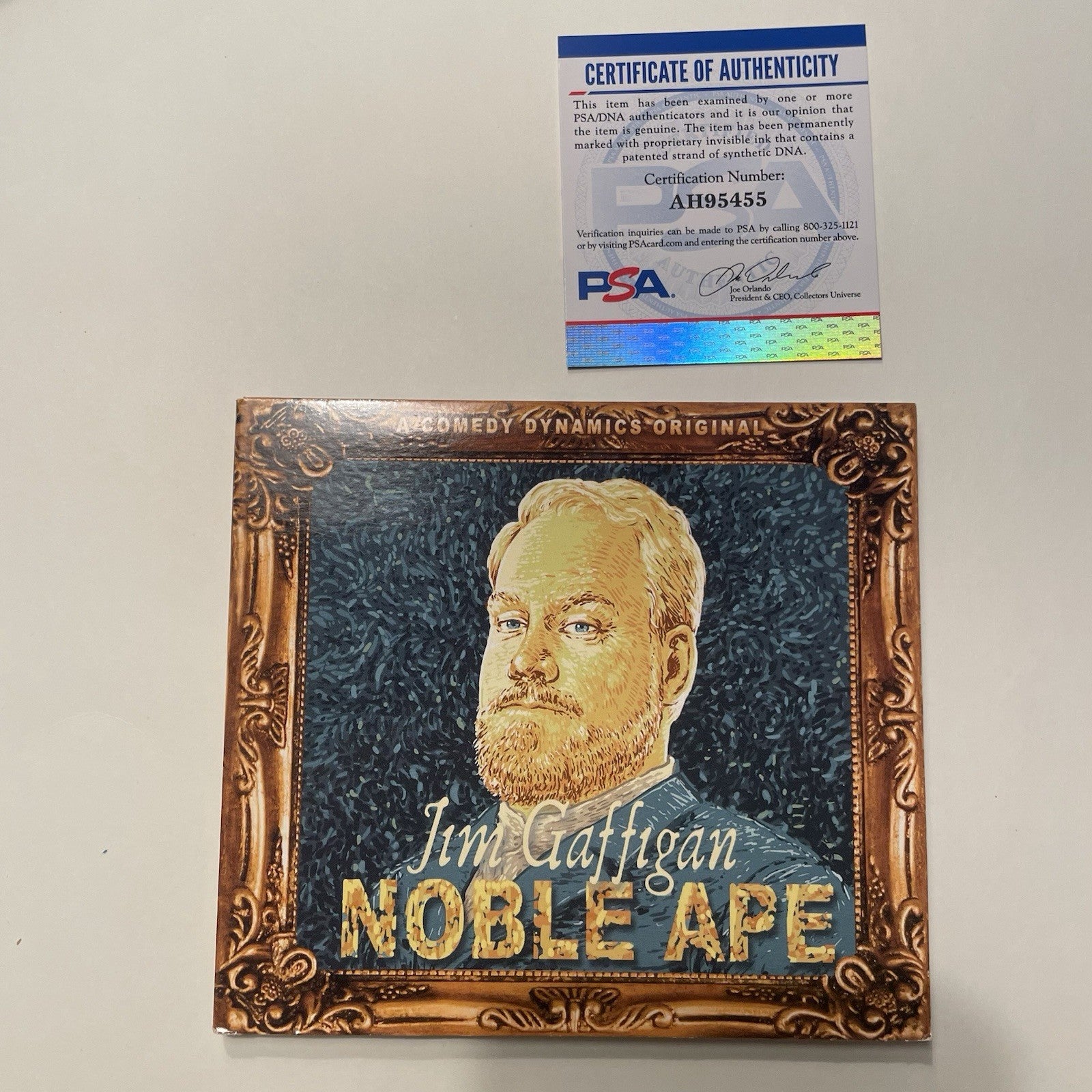 Jim Gaffigan Signed Noble Ape CD PSA/DNA COA Autographed Comedy Album