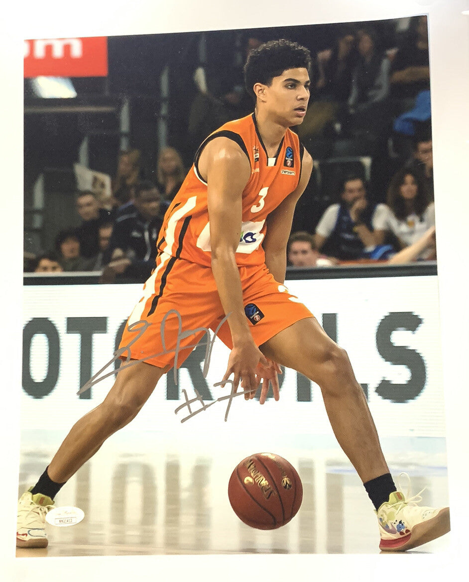 Killian Hayes Signed 11x14 Photo JSA Detroit Pistons Autographed Sticker Only