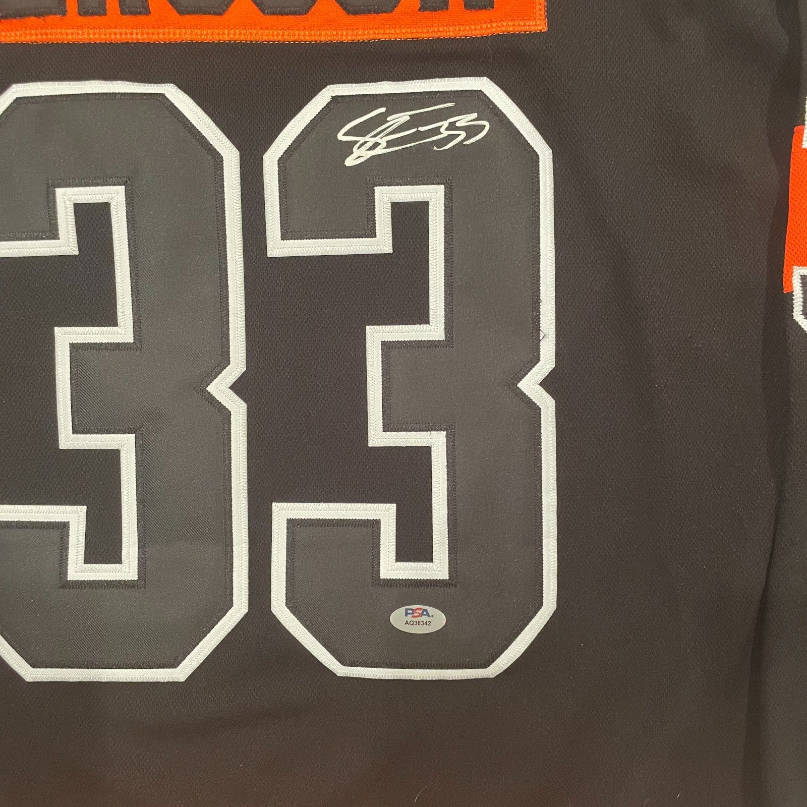 Samuel Ersson Signed Jersey PSA/DNA Autographed Philadelphia Flyers