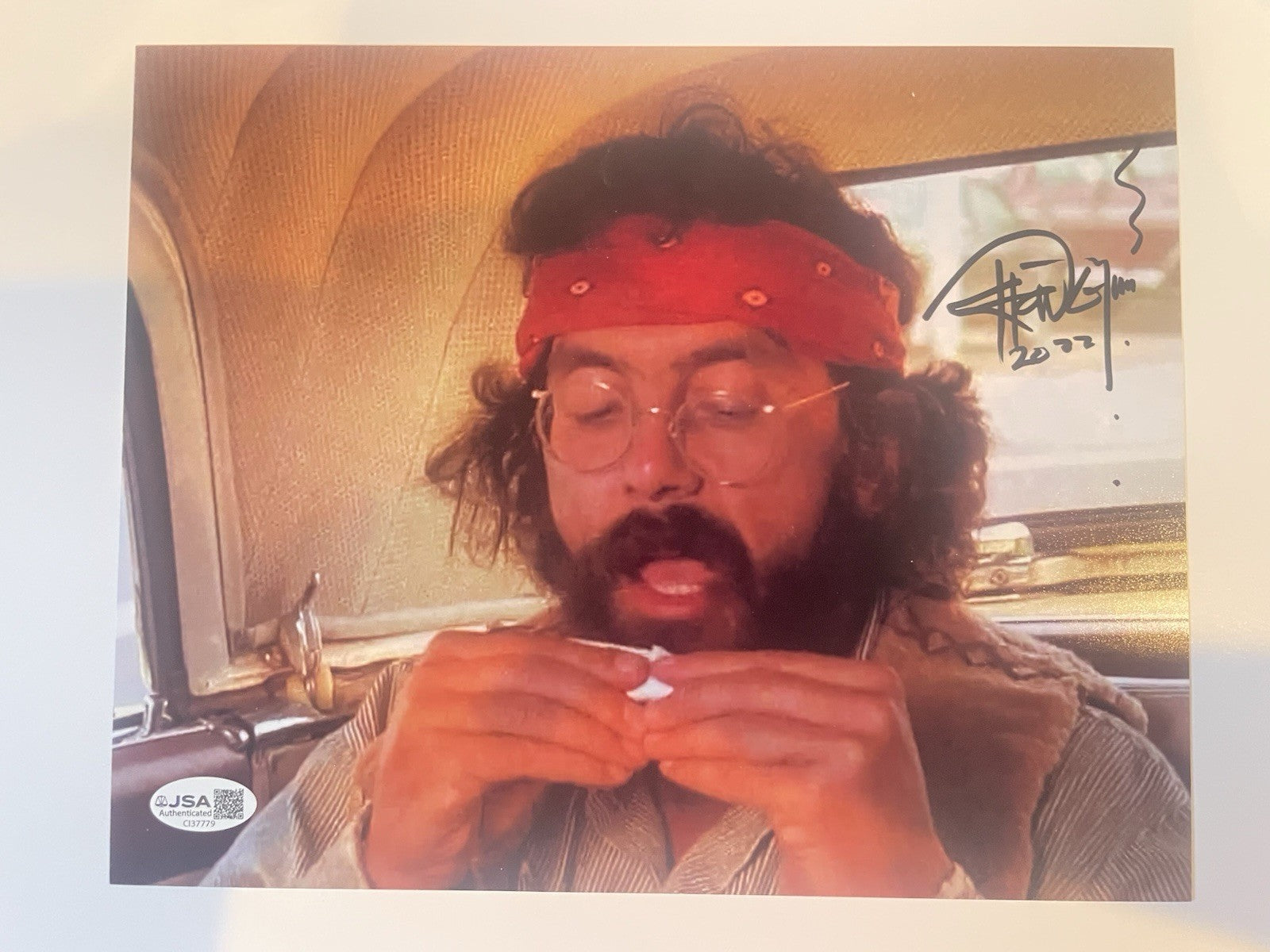 Tommy Chong Signed 8x10 Photo JSA COA Autographed