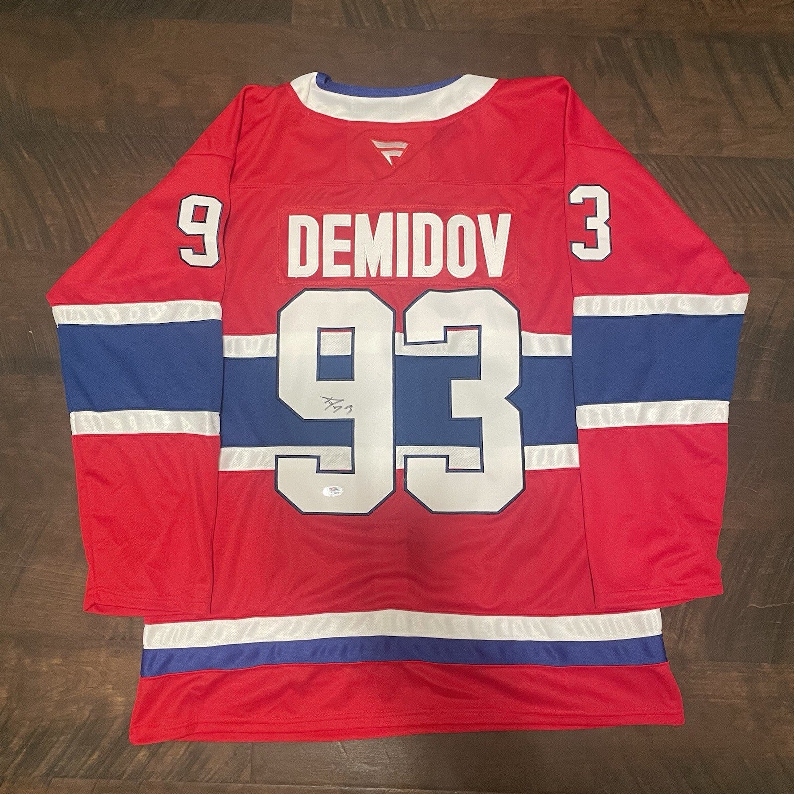 Ivan Demidov Signed Jersey PSA/DNA Autographed Montreal Canadiens