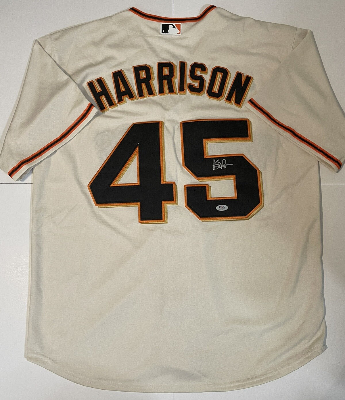Kyle Harrison Signed Jersey PSA/DNA COA San Francisco Giants Autographed