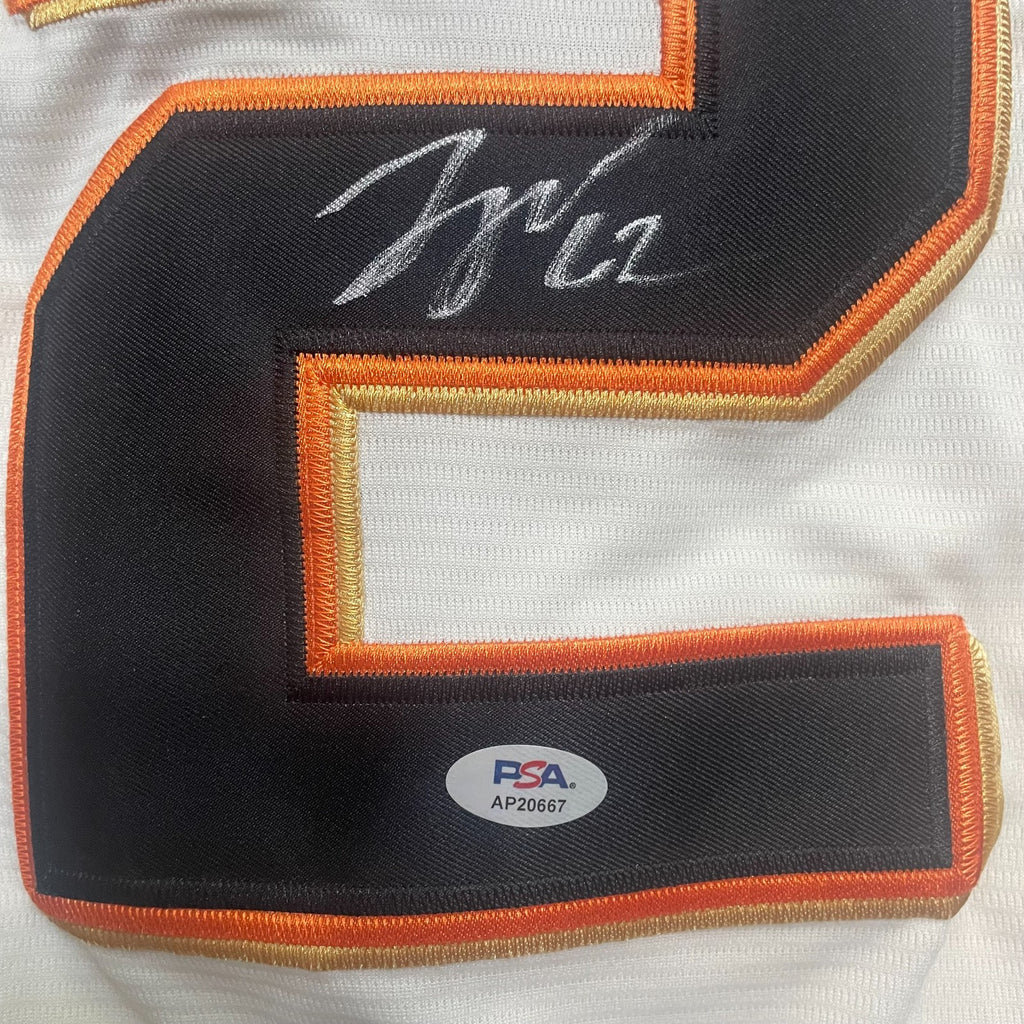 Logan Webb Signed Jersey PSA/DNA San Francisco Giants Autographed SF