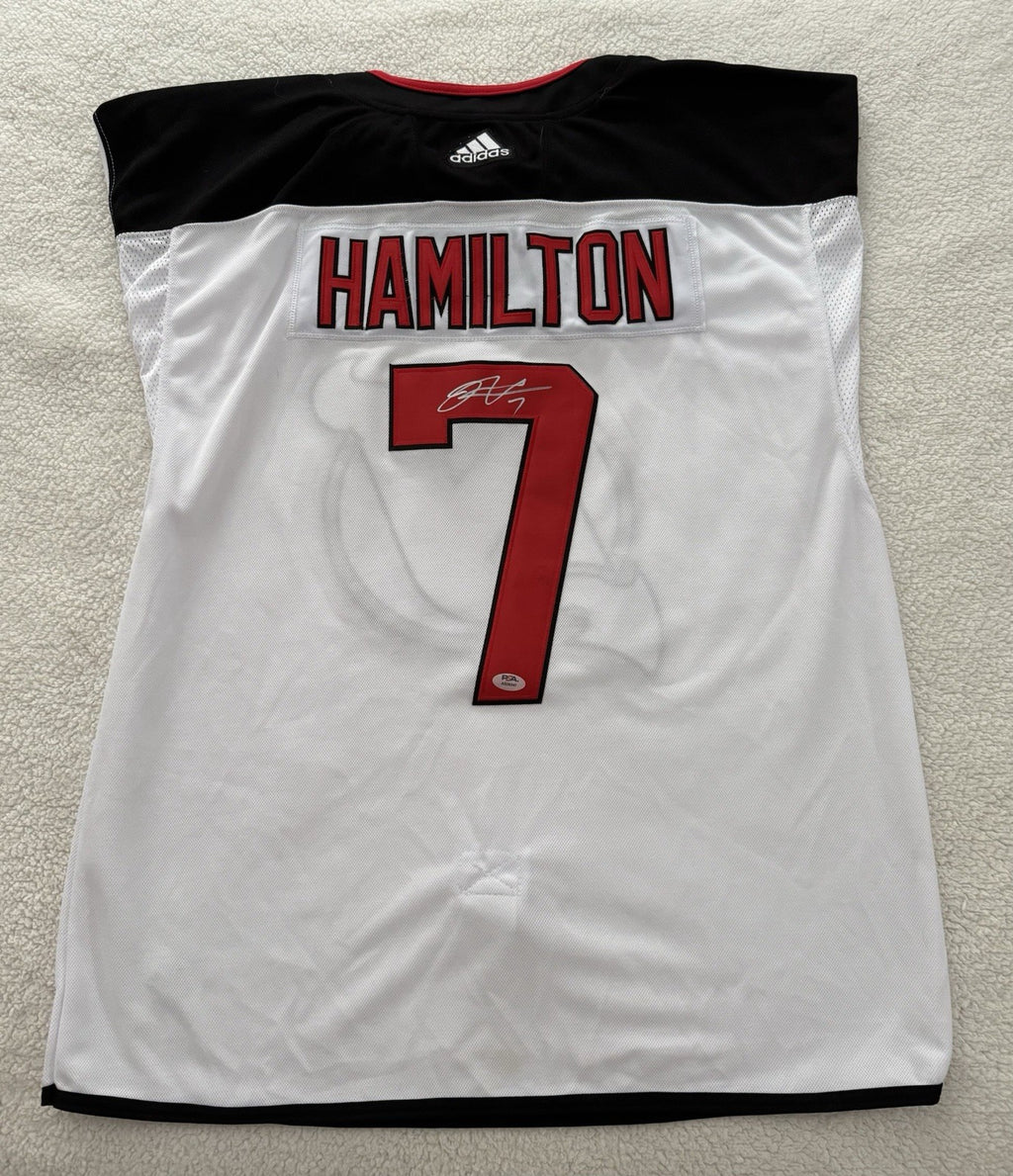 Dougie Hamilton Signed Jersey PSA/DNA Autographed New Jersey Devils See Pictures