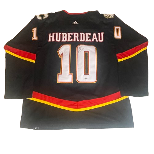 Jonathan Huberdeau Signed Jersey PSA/DNA Autographed Calgary Flames See Photos