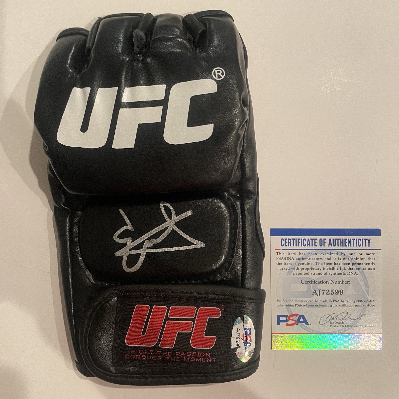 Edmen Shahbazyan Signed UFC Fight Glove PSA/DNA Autographed The Golden Boy RARE