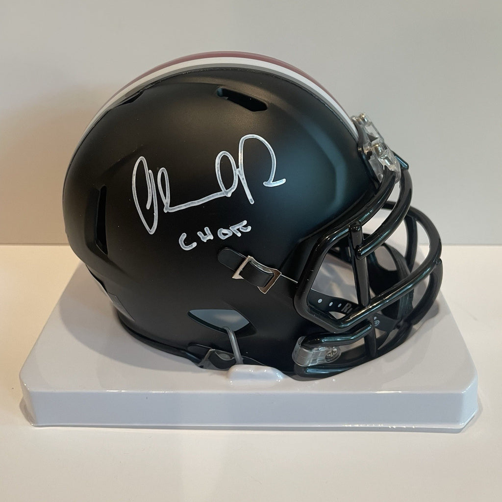 Orlando Pace Signed Ohio State Mini Helmet Beckett Witness Inscribed CHOF Auto
