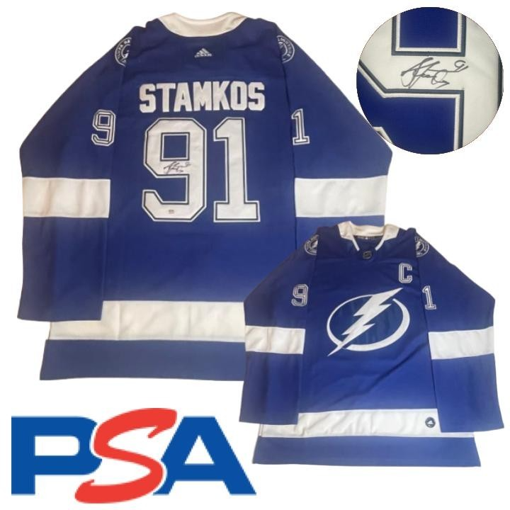 Steven Stamkos Signed Jersey PSA/DNA Autographed Tampa Bay Lightning