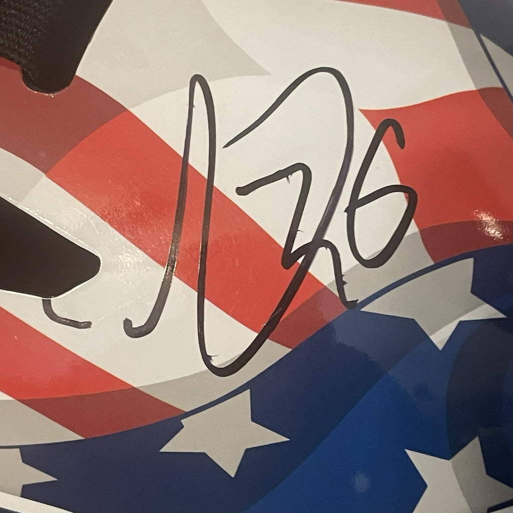 Logan Thompson Signed FS Goalie Mask PSA/DNA Autographed Washington Capitals