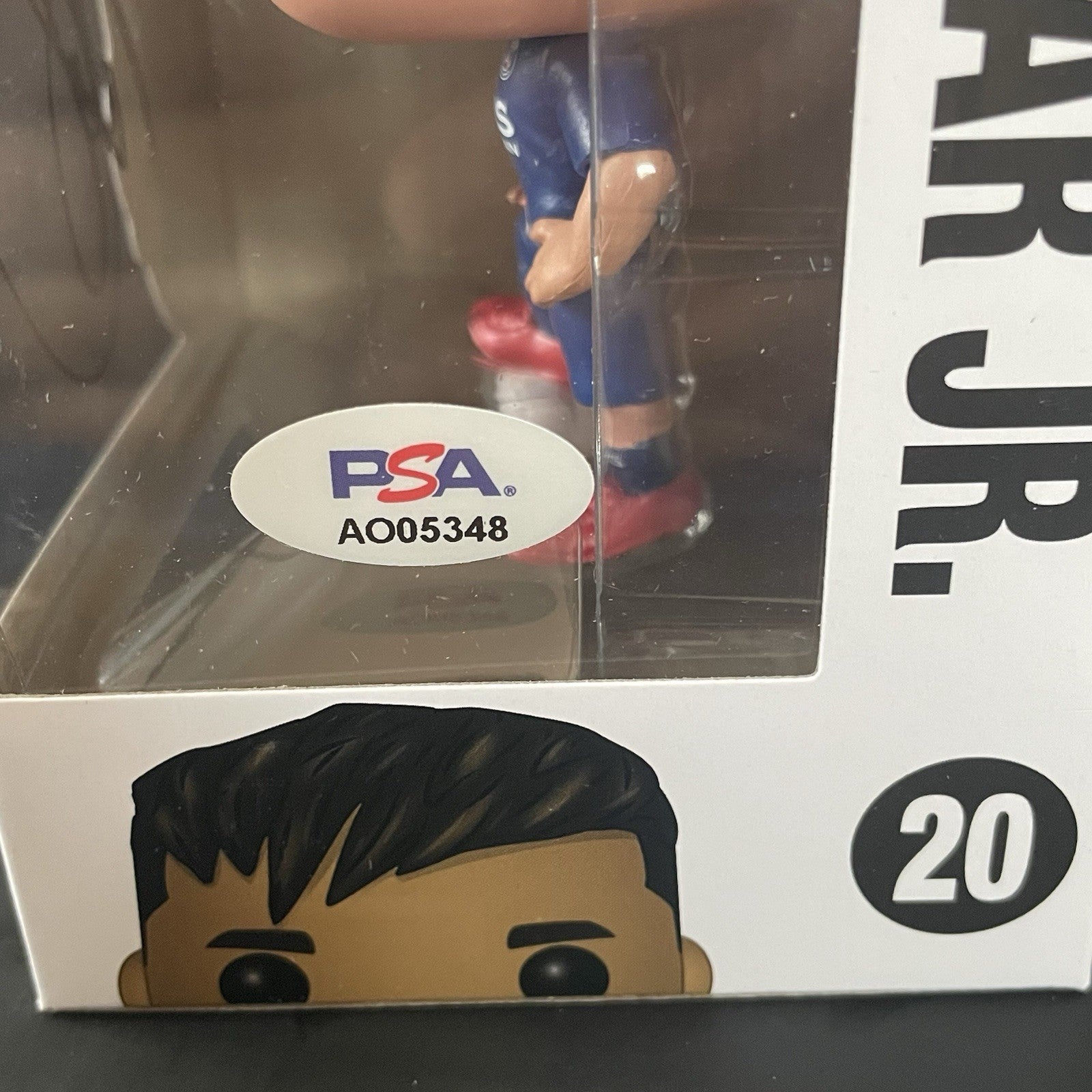 Neymar Jr. Signed PSG Funko POP #20 PSA/DNA Autographed Paris Saint Germain READ