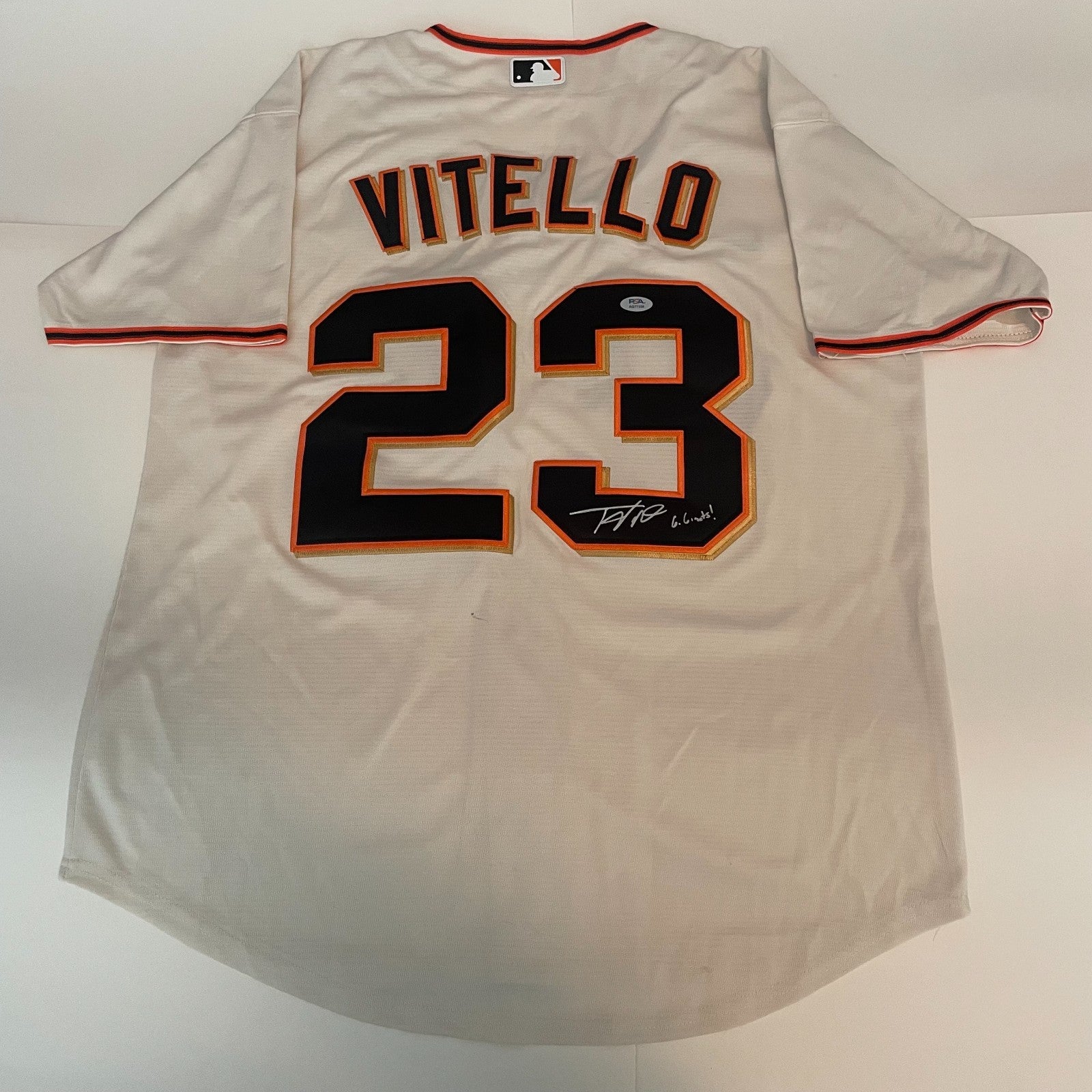 Tony Vitello Signed Jersey PSA/DNA San Francisco Giants Autographed SF