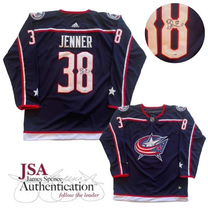 Boone Jenner Signed Columbus Blue Jackets Jersey JSA COA Autographed
