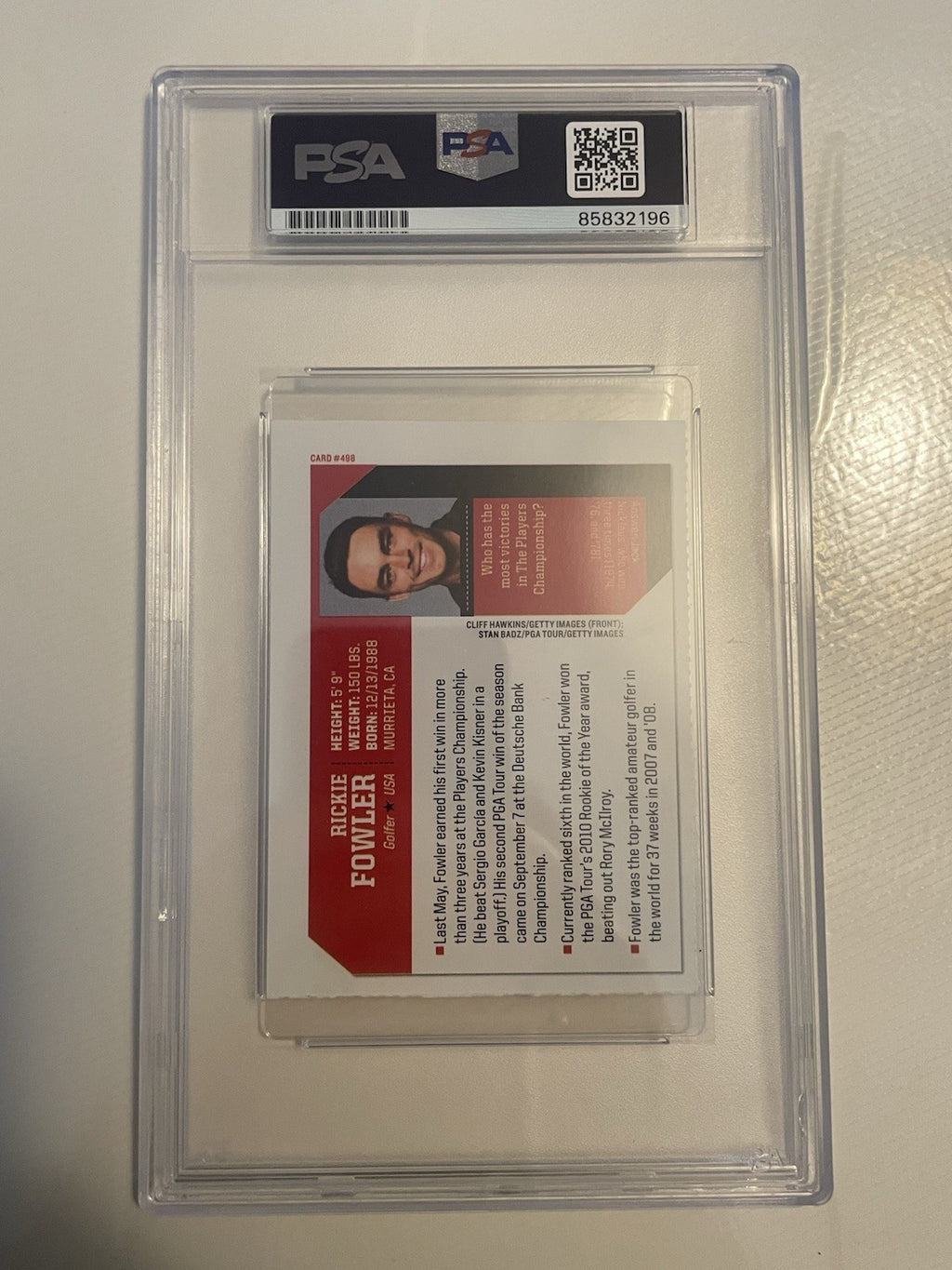 Rickie Fowler Signed 2016 SI Sports Illustrated for Kids Rookie Card PSA/DNA RC