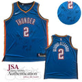 2024-25 Thunder Team Signed Jersey JSA Autographed Shai Gilgeous-Alexander +6