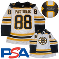 David Pastrnak Signed Fanatics Premium Jersey PSA/DNA Autographed Boston Bruins