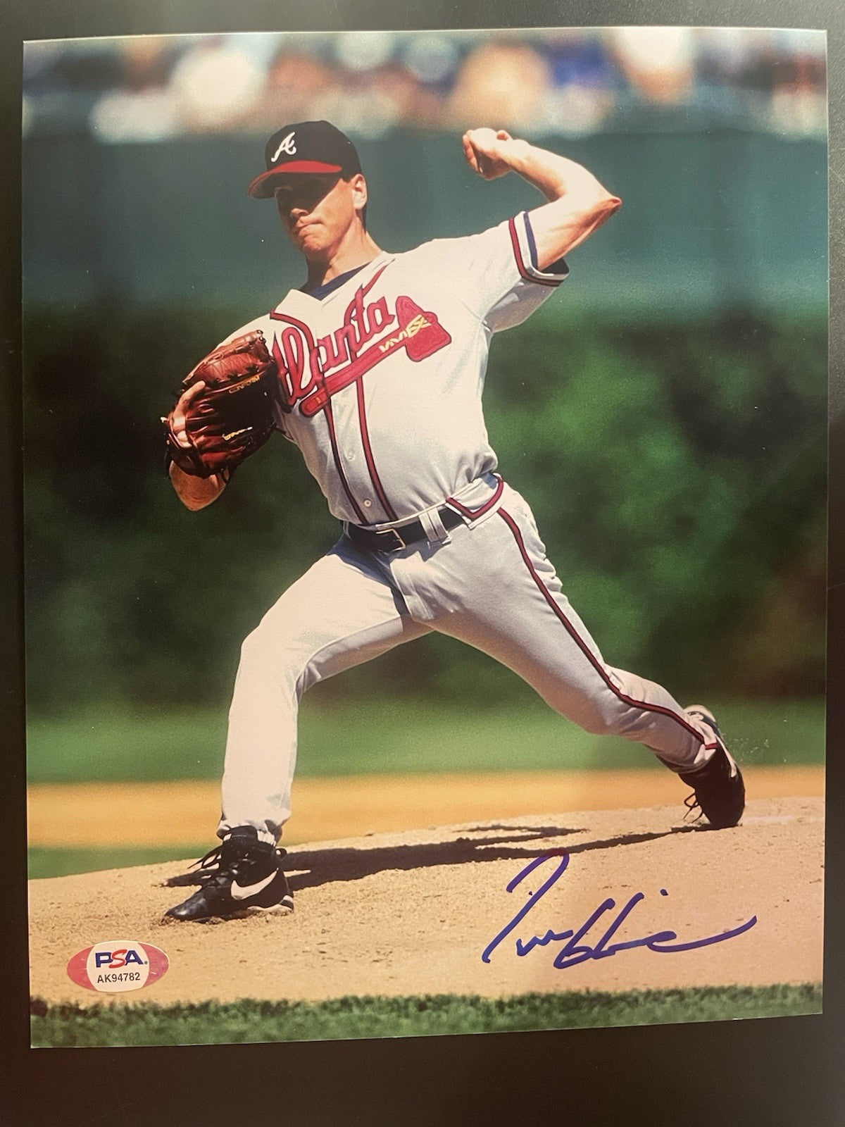 Tom Glavine Signed 8x10 Photo PSA/DNA Autographed Braves HOF